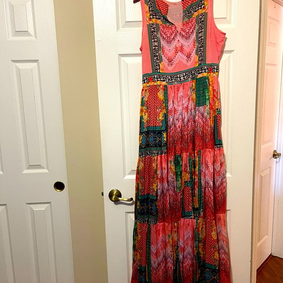 Anthropologie Alessandra Maxi Dress😍🎈So pretty❤️ - Picture 3 of 10